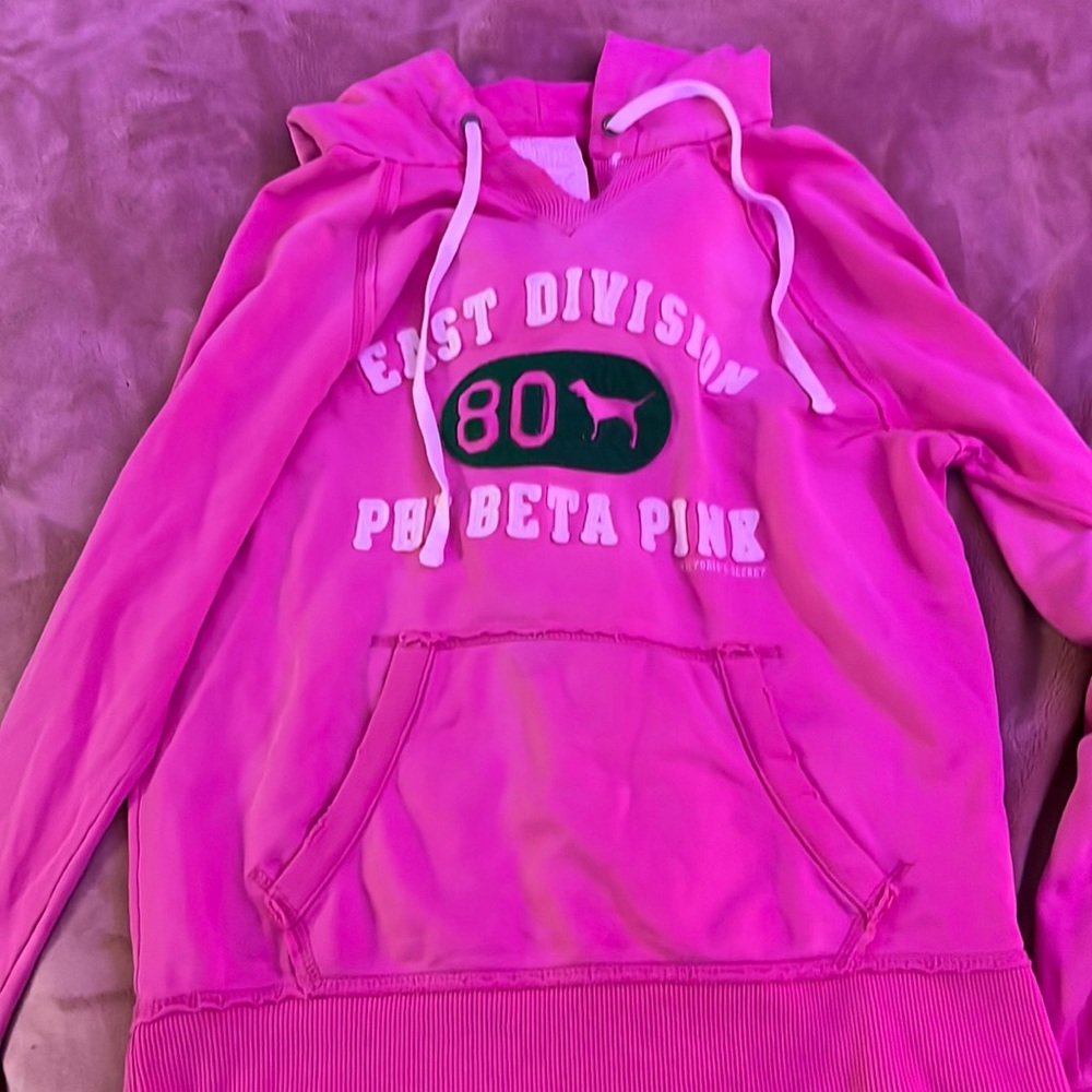 pink hoodie from PINK
